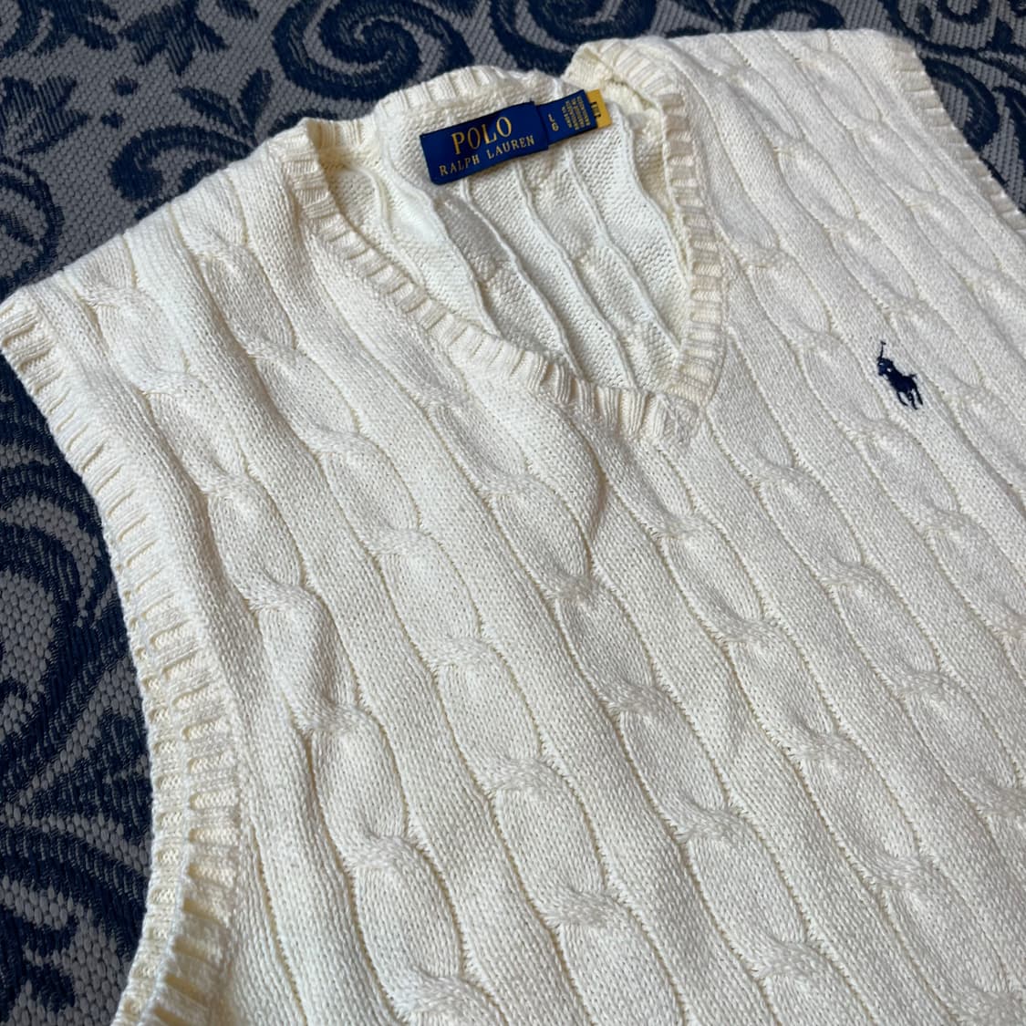 L 폴로 니트 조끼/W2430 상품이미지3