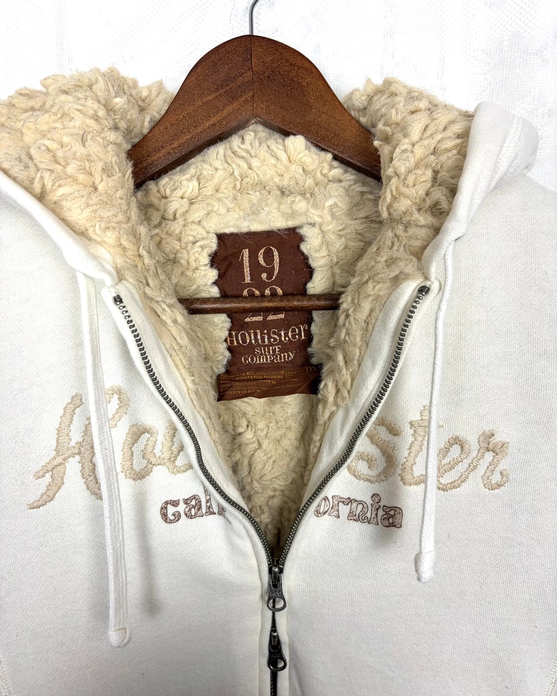 HOLLISTER SherpaLined Slim Hooded Zip-Up 상품이미지5