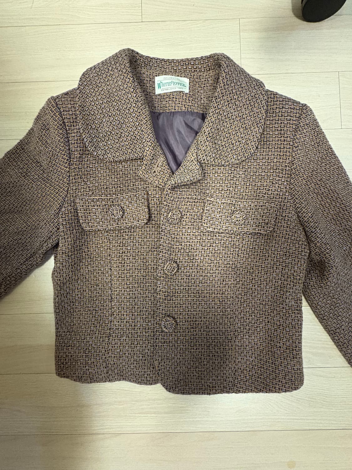 빈티지 트위드 자켓 상품이미지1