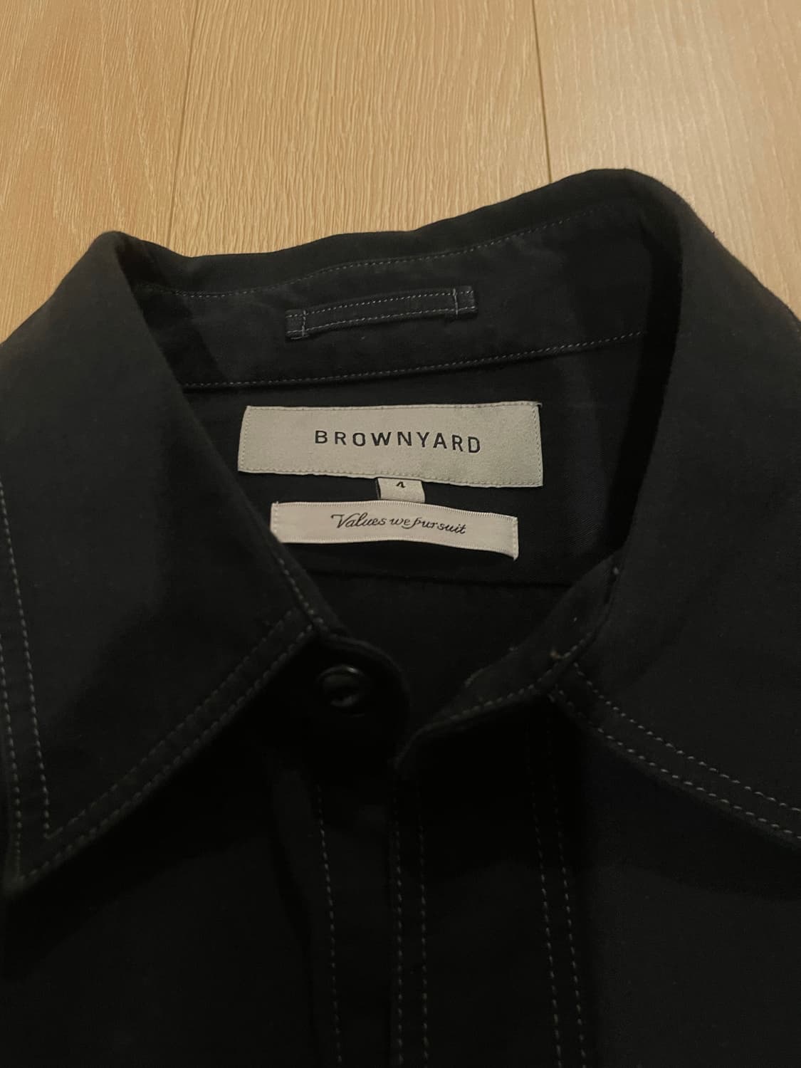 Brownyard 브라운야드 워시드 워크셔츠 4 상품이미지3