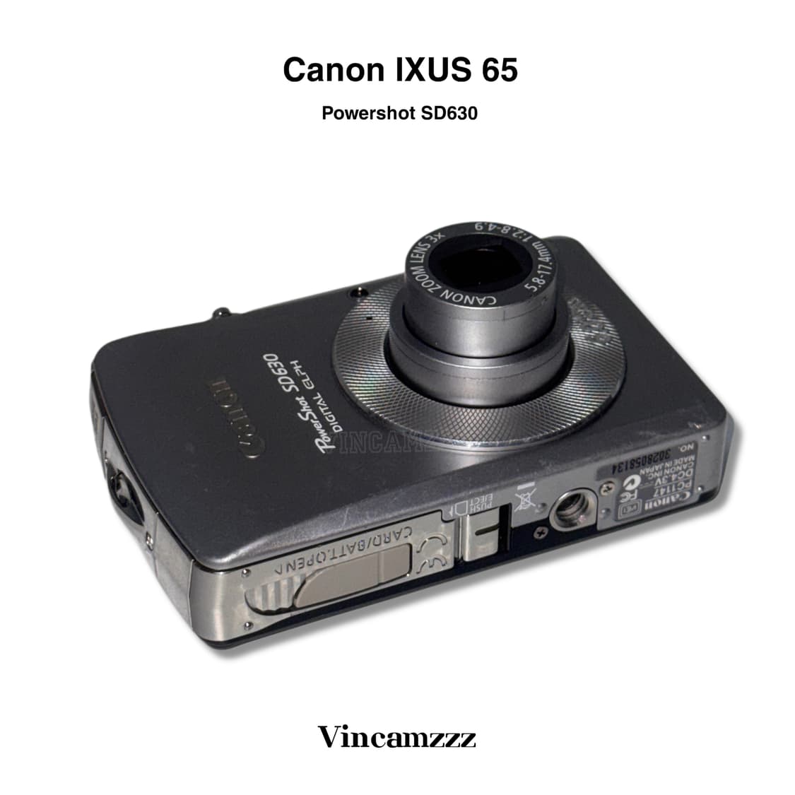 Canon 캐논 익서스 IXUS 65 (파워샷630) 디지털카메라 상품이미지3