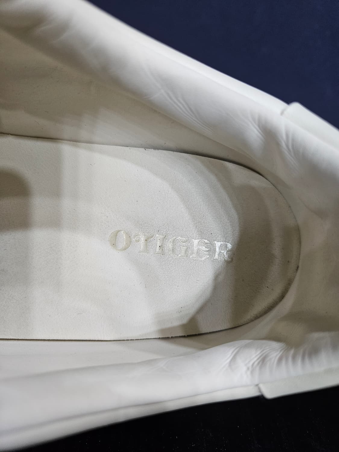 오니츠카 타이거 아이보리 남성 265 키높이 스니커즈 상품이미지4