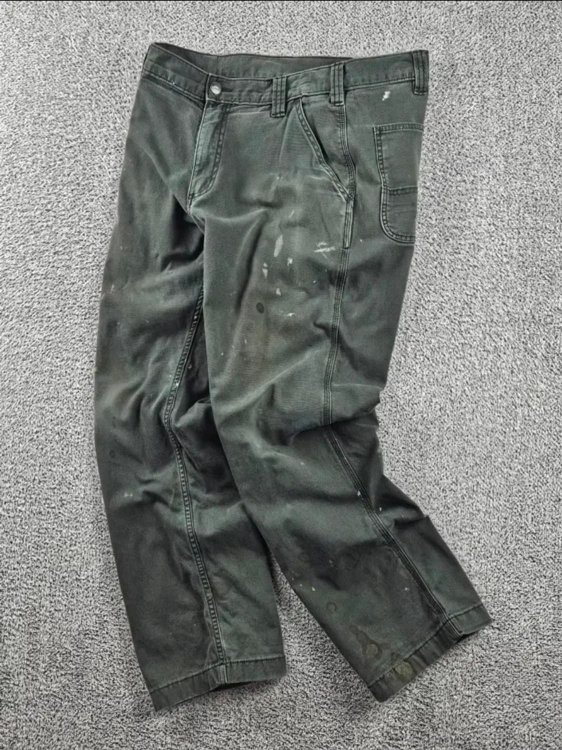 칼하트 캔버스 카펜터 워크팬츠 34x30 상품이미지4