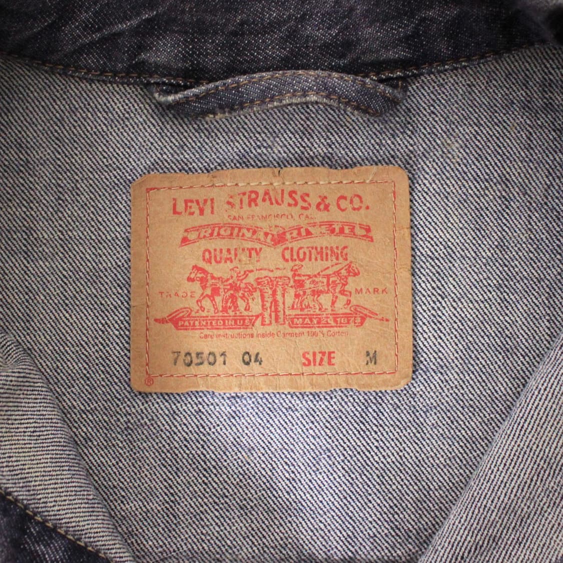 00s Levi’s 리바이스 70501-04 데님 트러커 자켓 L009 상품이미지5