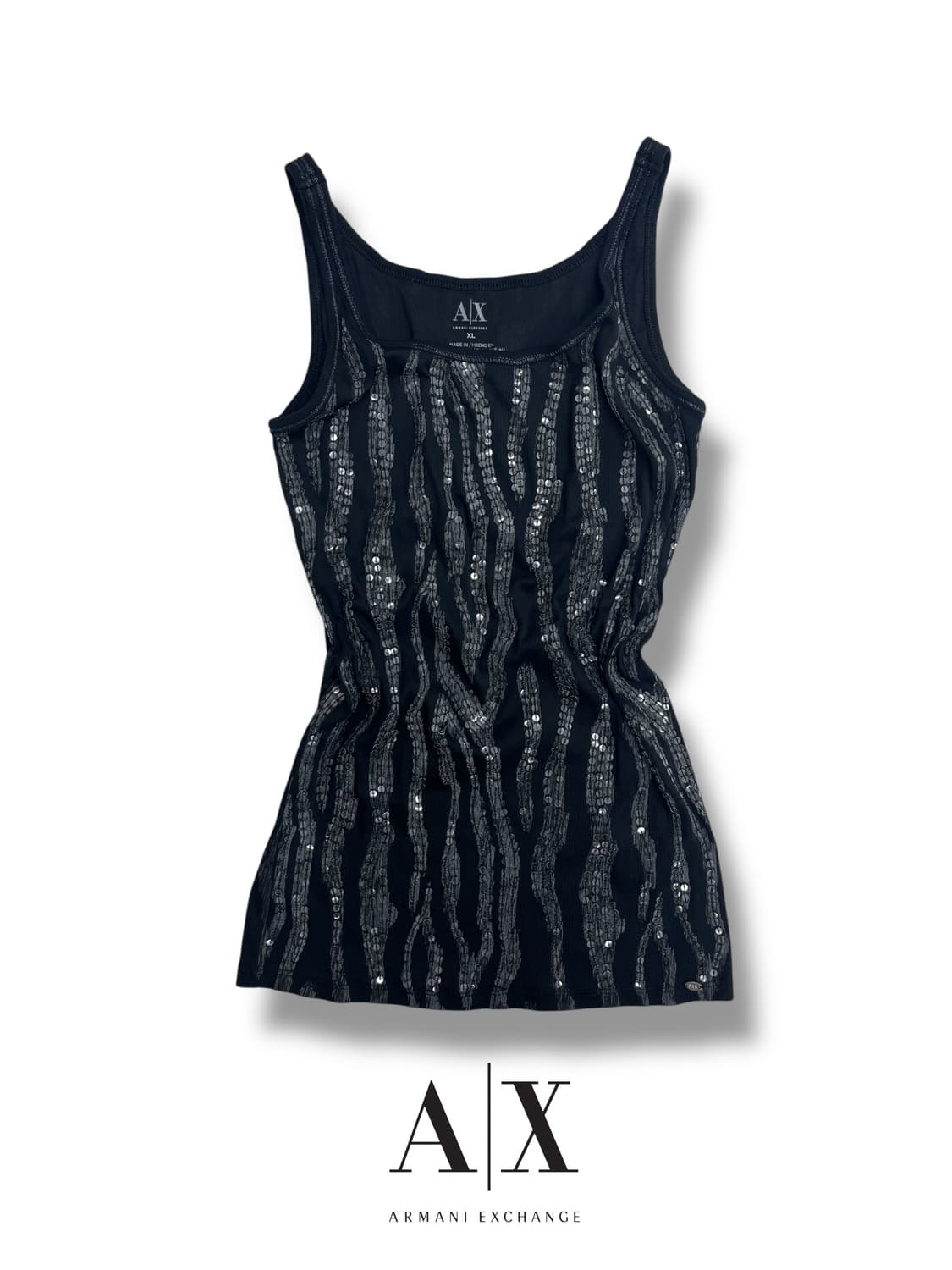 ‘ARMANI EXCHANGE’ wave sequins sleeve 상품이미지1