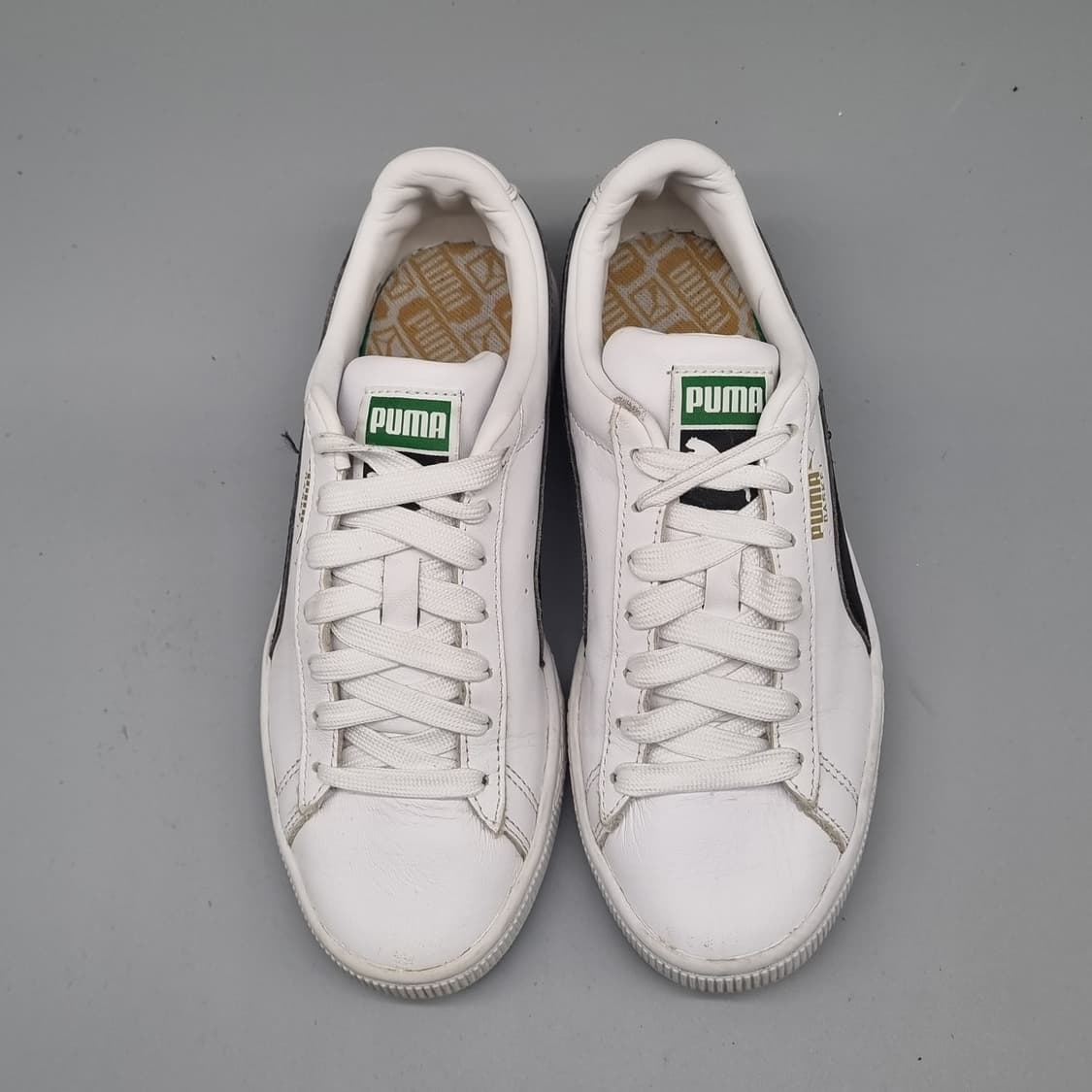 푸마 바스켓 클래식 흰검 스니커즈 225 상품이미지2