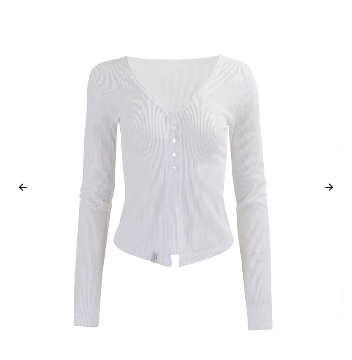 킴서울 니체시스루 가디건 화이트 상품이미지1