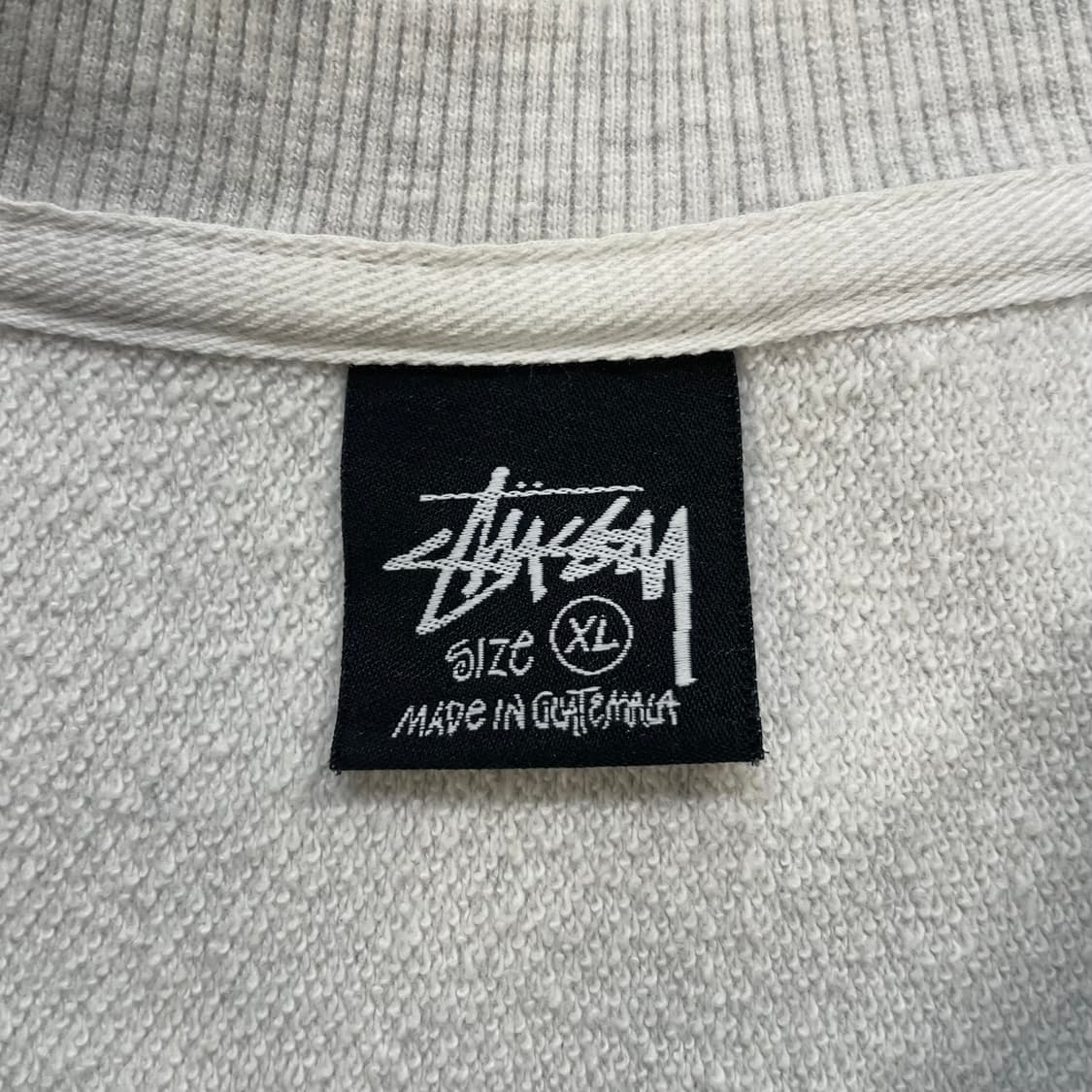 스투시 Stussy 베이직 로고 크루넥 맨투맨 그레이 상품이미지5