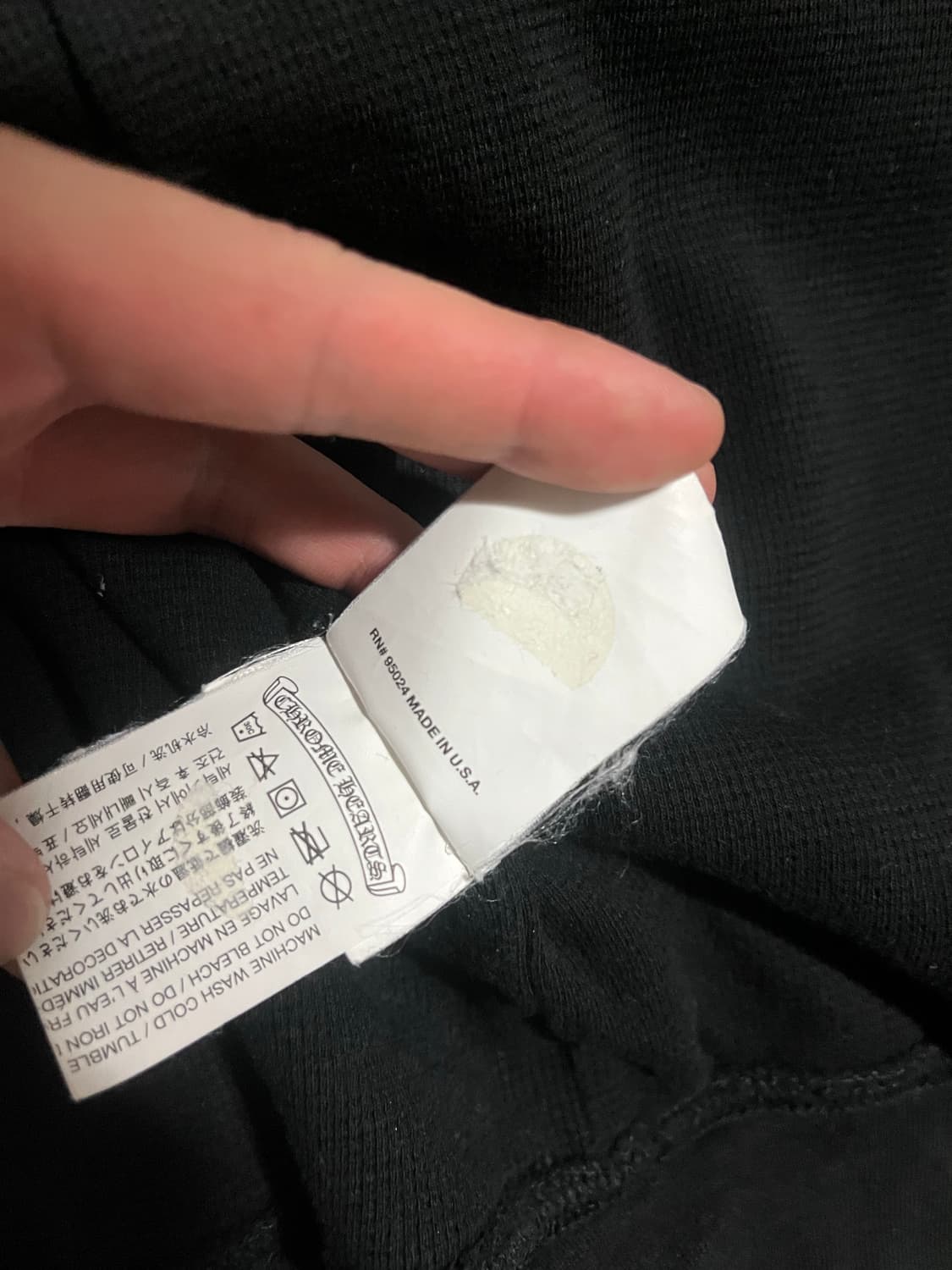 [L] 크롬하츠 후드집업 블랙 상품이미지6