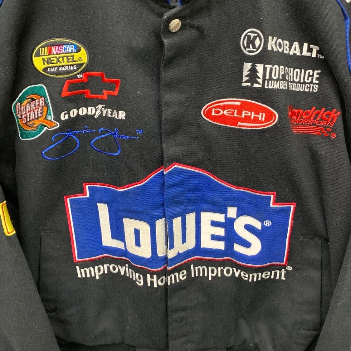 하세 어센틱 블랙 로위스 와펜 레이싱 자켓 상품이미지6