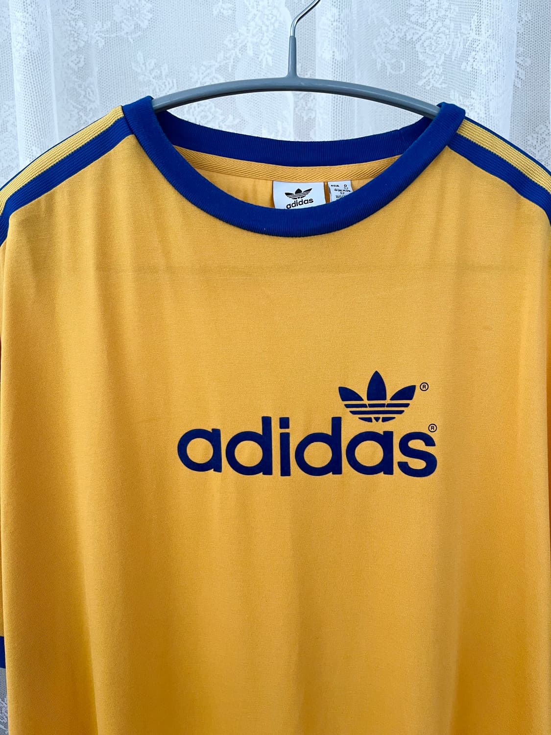 아디다스 70S 3ST 레트로 빈티지 반팔 티셔츠 옐로우 상품이미지2