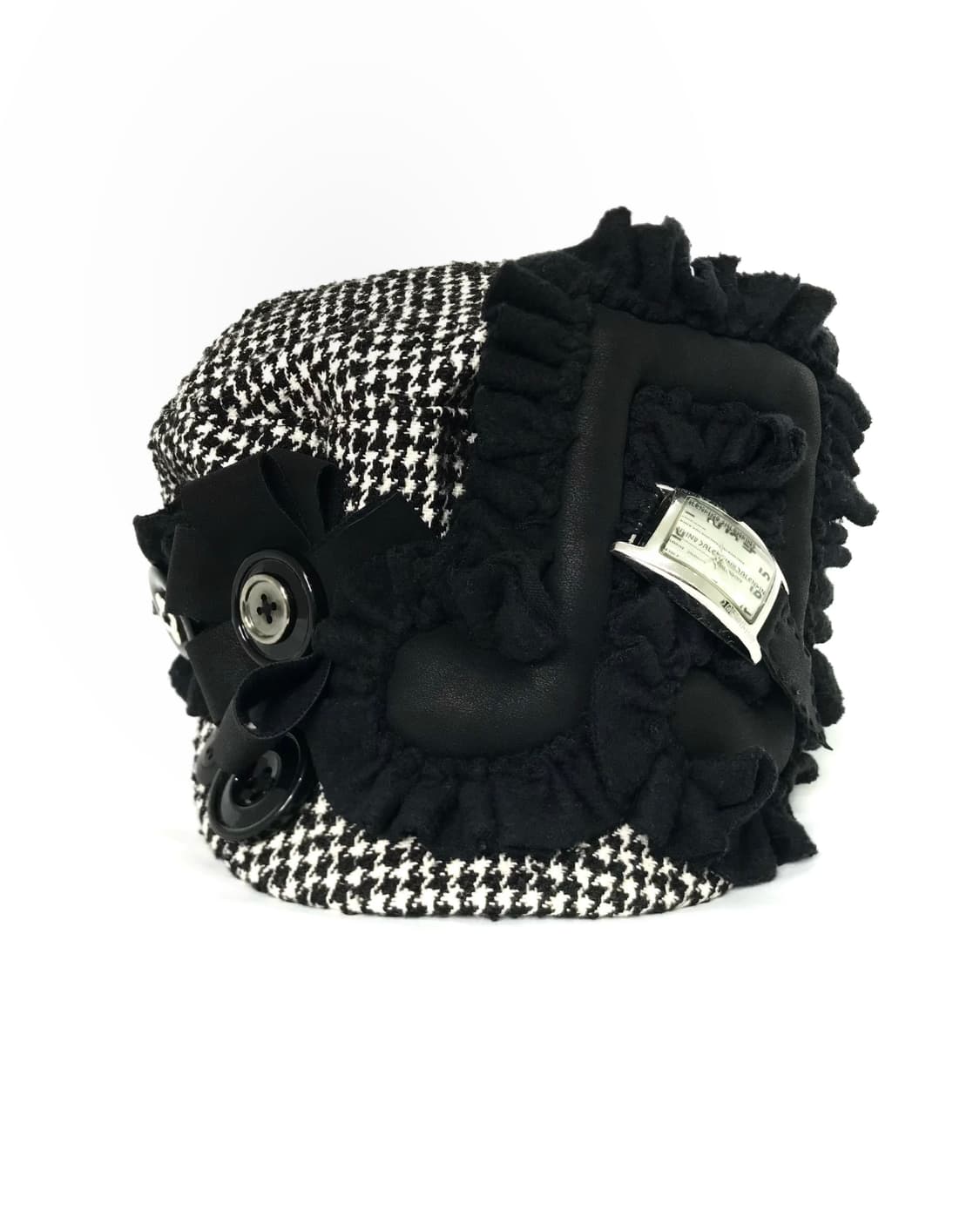 Music-note🎵newsboy cap (black check) 상품이미지1