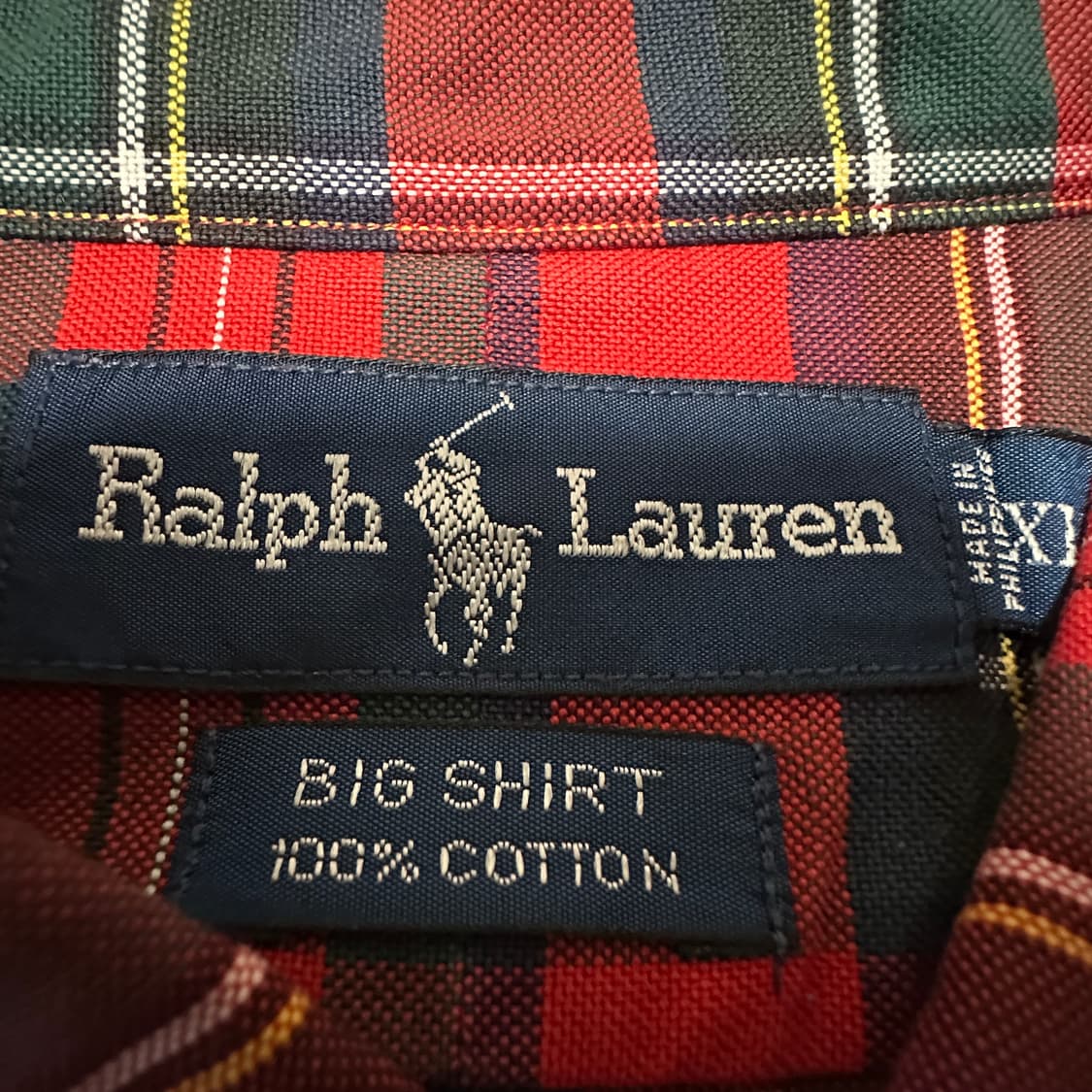 POLO RALPH LAUREN big shirt check red 상품이미지4