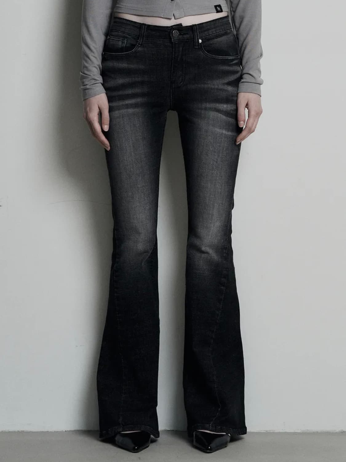 시너진 캣워싱 부츠컷 팬츠 s 상품이미지1