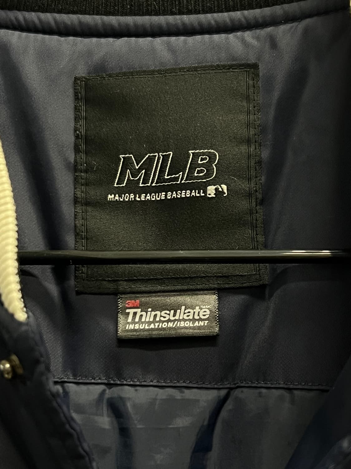 MLB 뉴욕양키스 파카링 베이스볼 점퍼 네이비/카키 상품이미지4