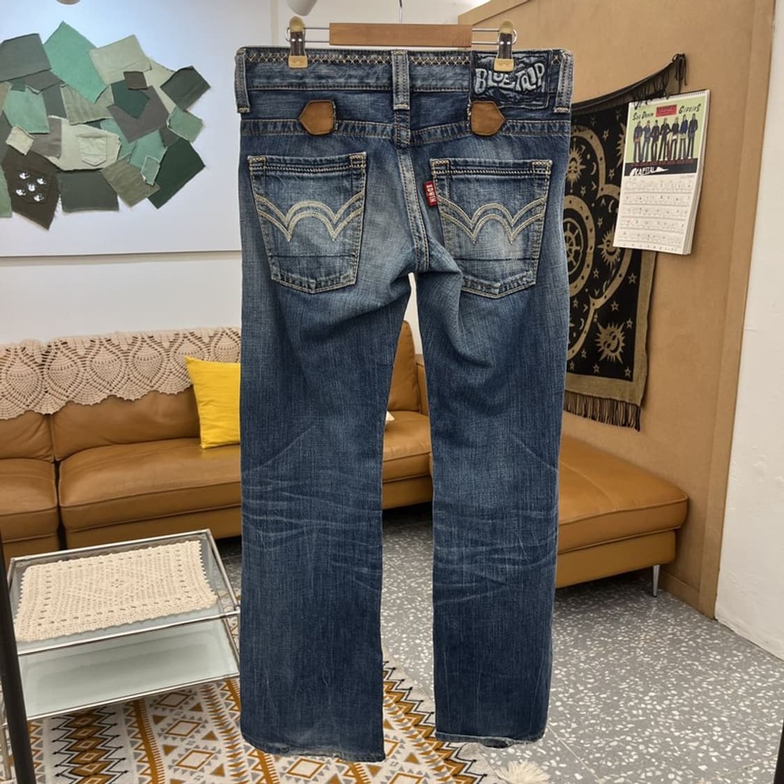 에드윈 빈티지 에스닉 웨스턴 신치백 부츠컷 데님팬츠 S C10841 상품이미지4