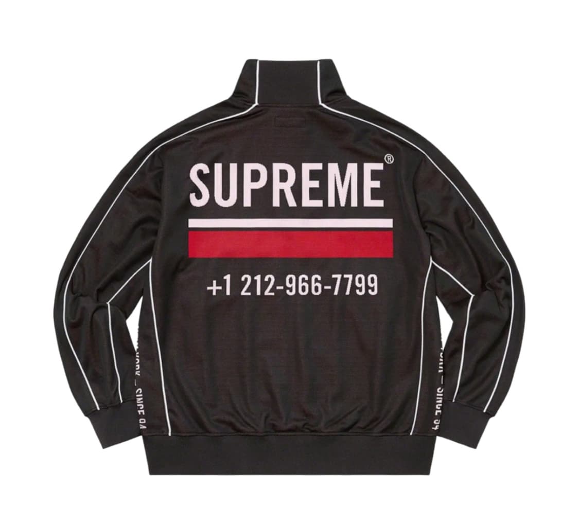 슈프림 월드 페이머스 자카드 트랙 자켓 블랙 - 22FW 상품이미지2