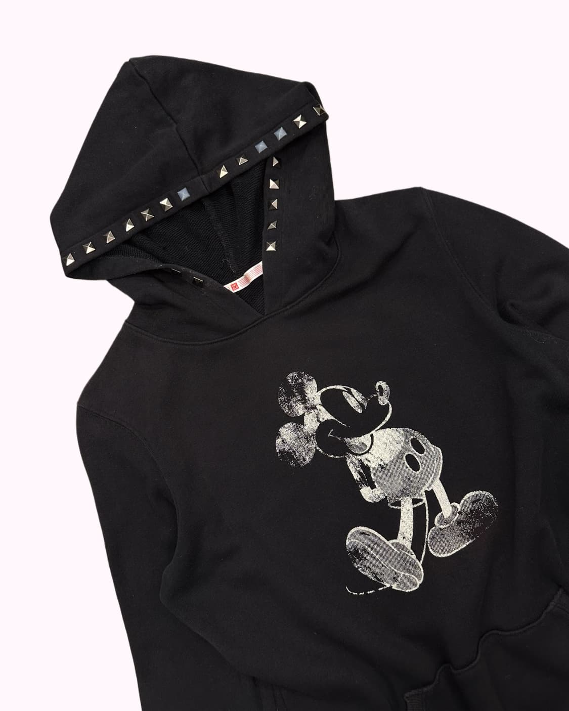 mickey printing stud hood t-shirt 상품이미지2