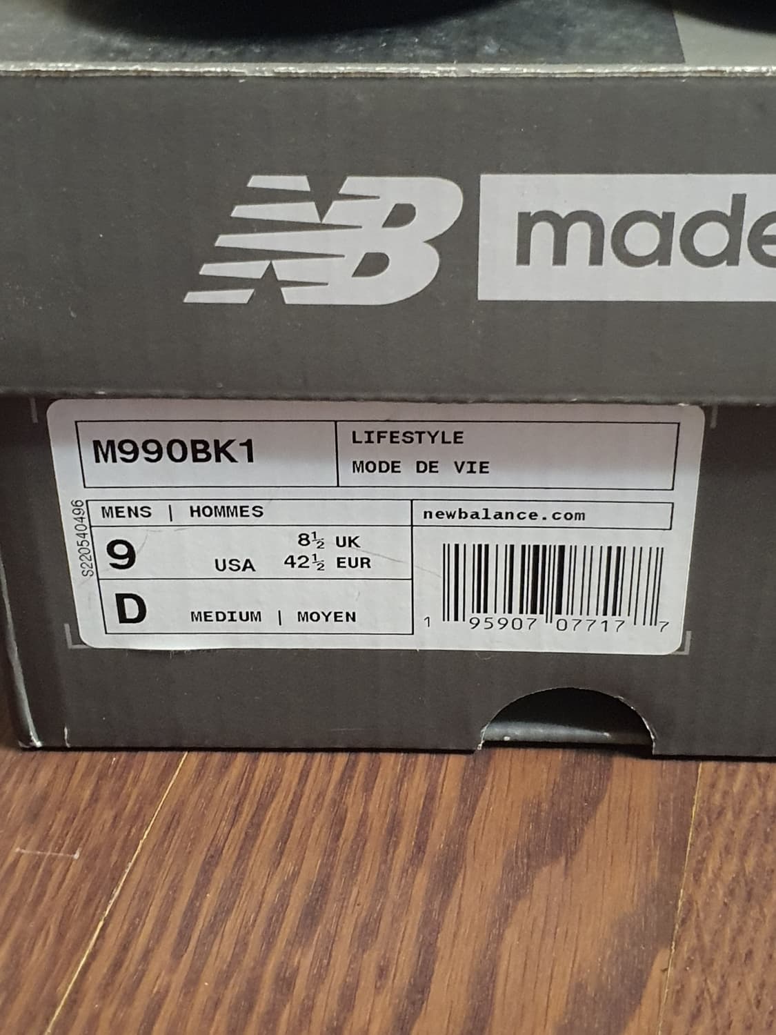 New Balance 990 V1 Black270 상품이미지5