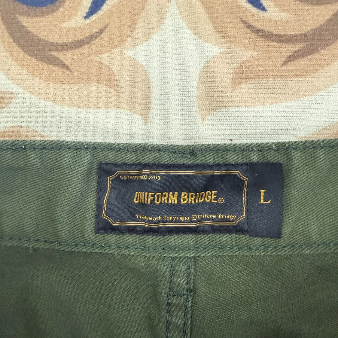 (M)유니폼 브릿지 Uniform bridge 퍼티그팬츠(올리브) 상품이미지2