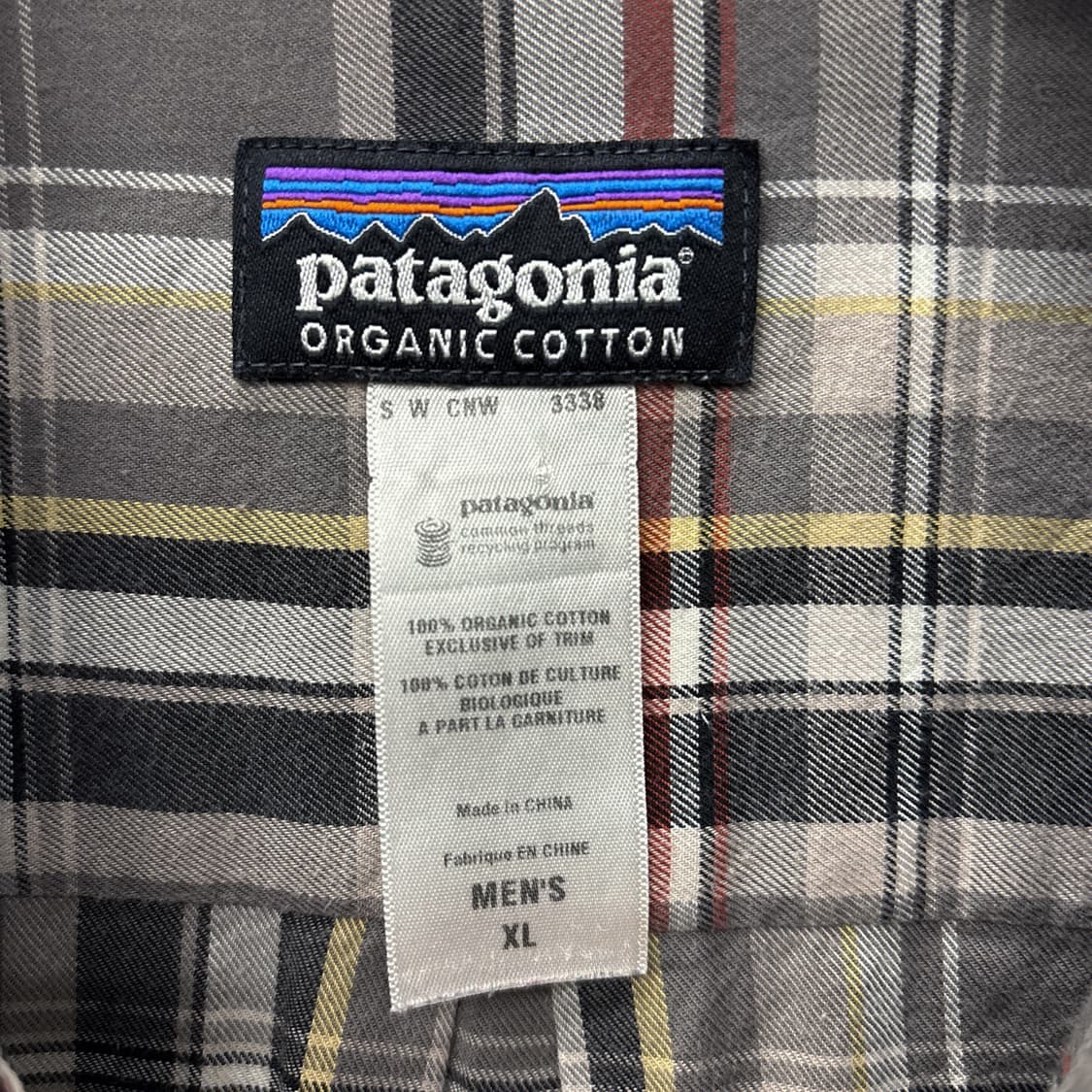파타고니아 오가닉 피마코튼 멀티 플래드체크 워크셔츠 N868 상품이미지7