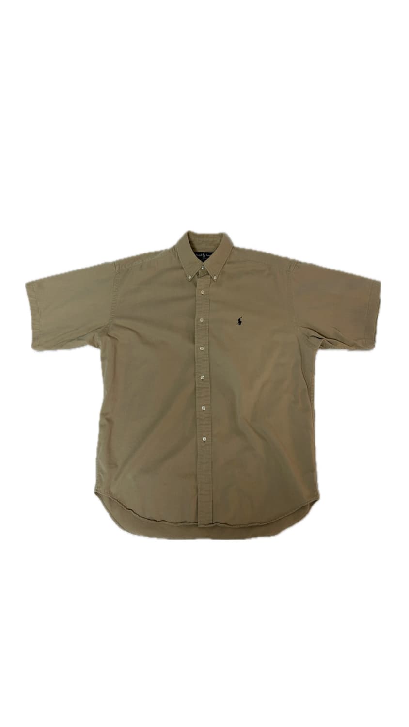 폴로 랄프로렌 남성 베이지 반팔 셔츠 size(L) 정품 상품이미지1