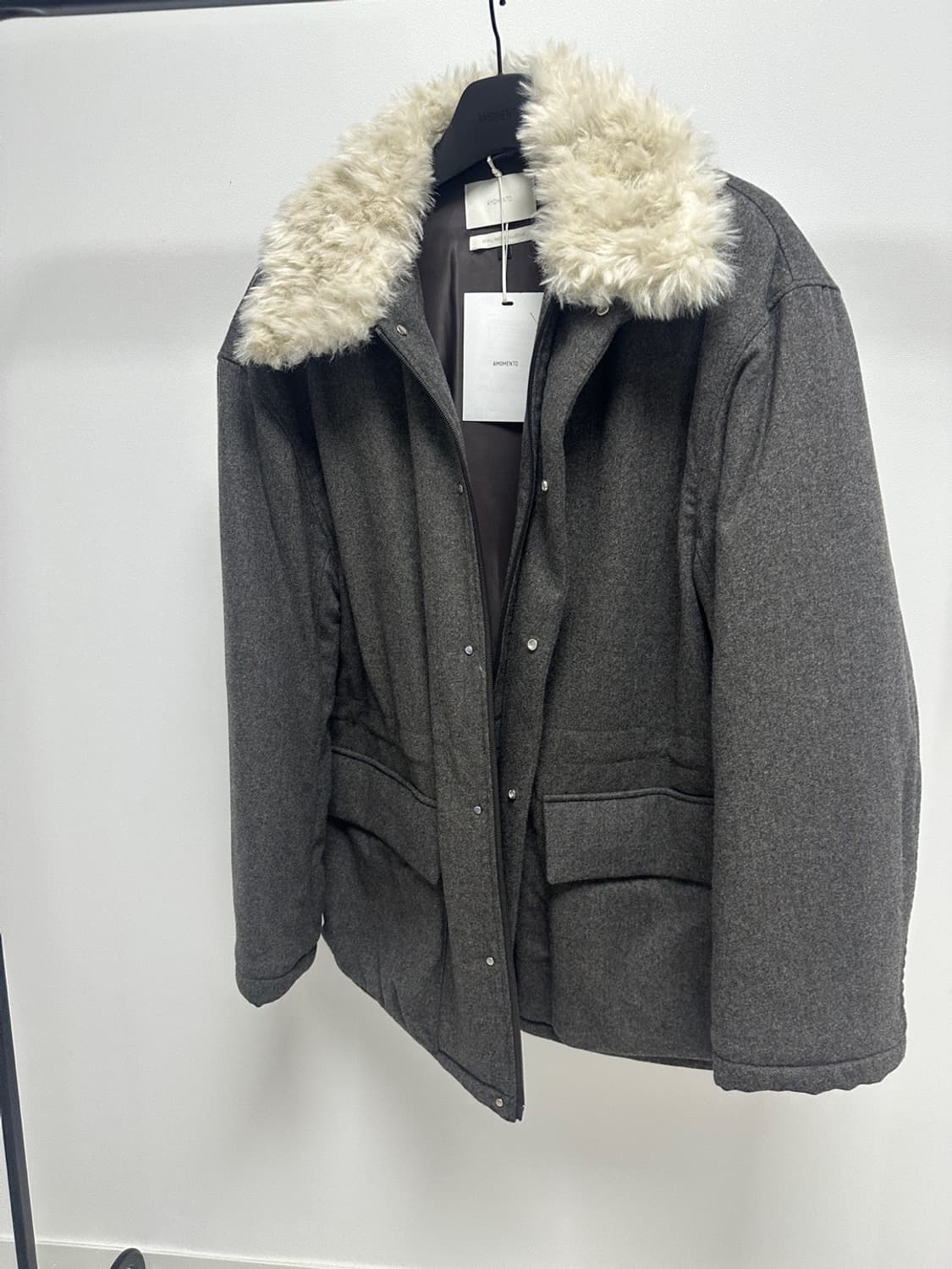 아모멘토 wool safari jumper charcoal 상품이미지2