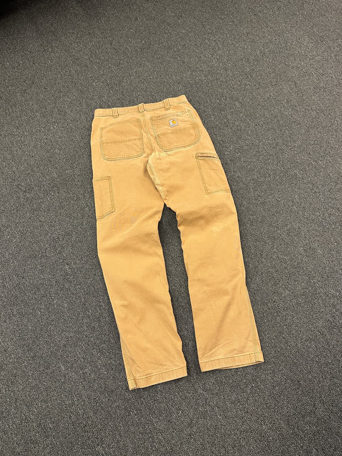 33) 칼하트 더블니 브라운 워크팬츠 상품이미지7