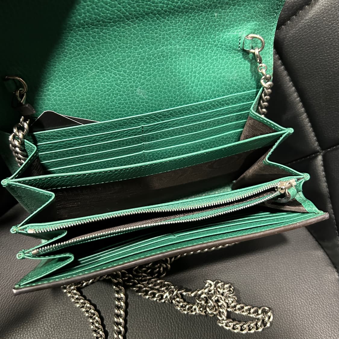 구찌 디오니소스 에메랄드 그린 체인백 상품이미지5