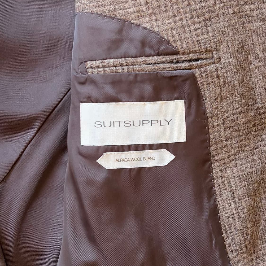 (M93-W55반) SUITSUPPLY 알파카울 글렌체크 자켓 상품이미지7