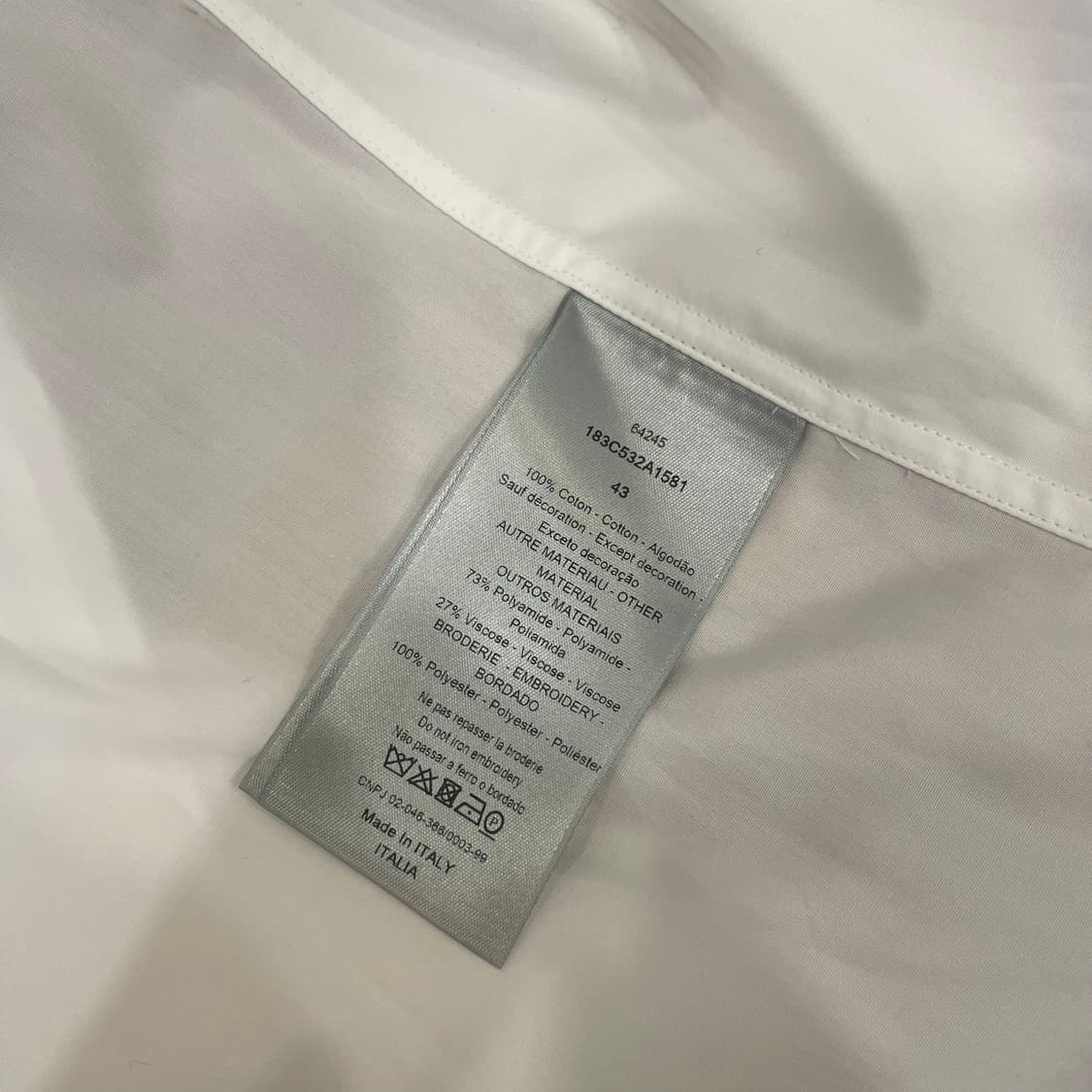 디올 로고 셔츠 상품이미지8