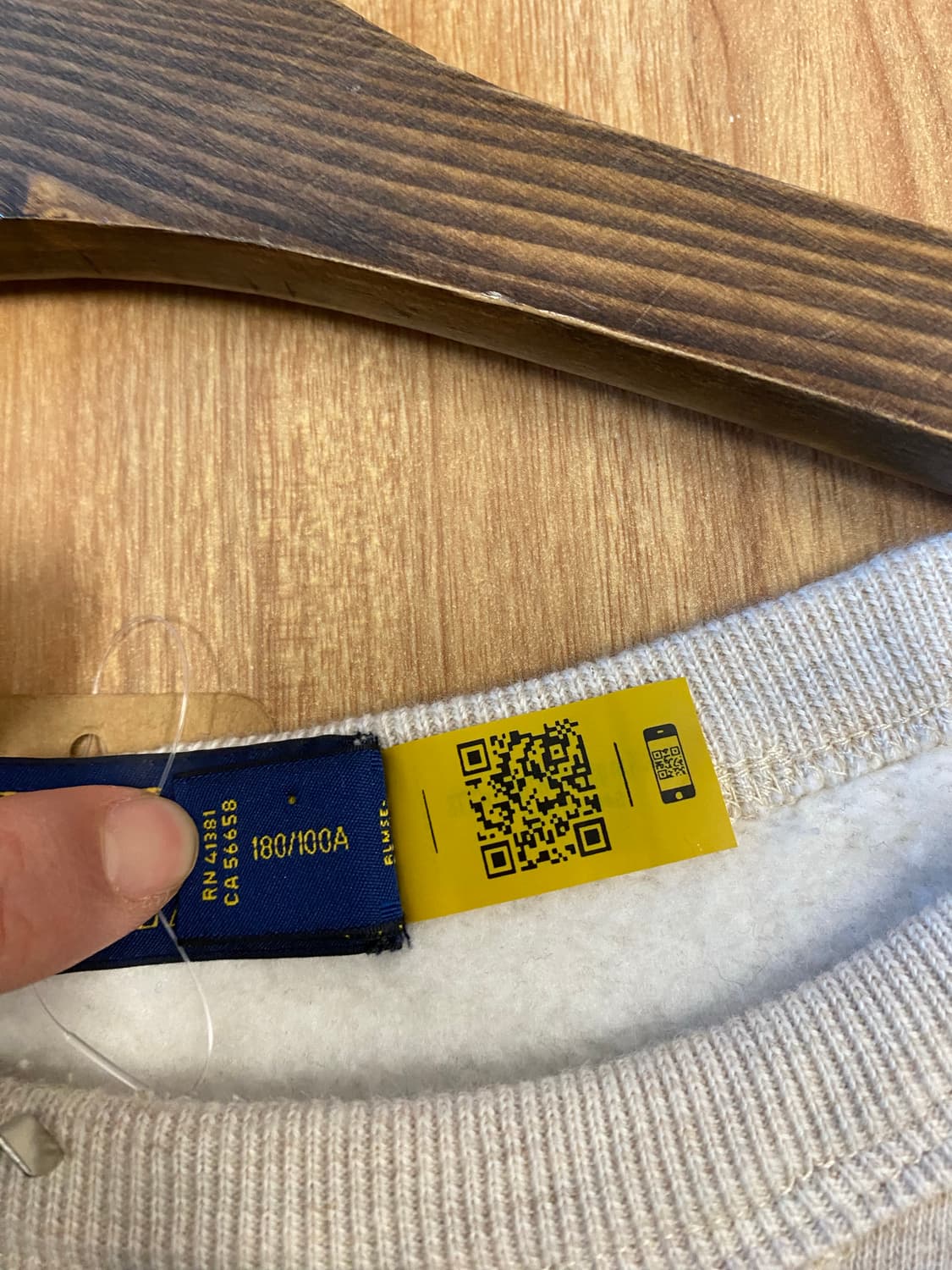 폴로 랄프로렌 로고 맨투맨(QR정품인증) 상품이미지8