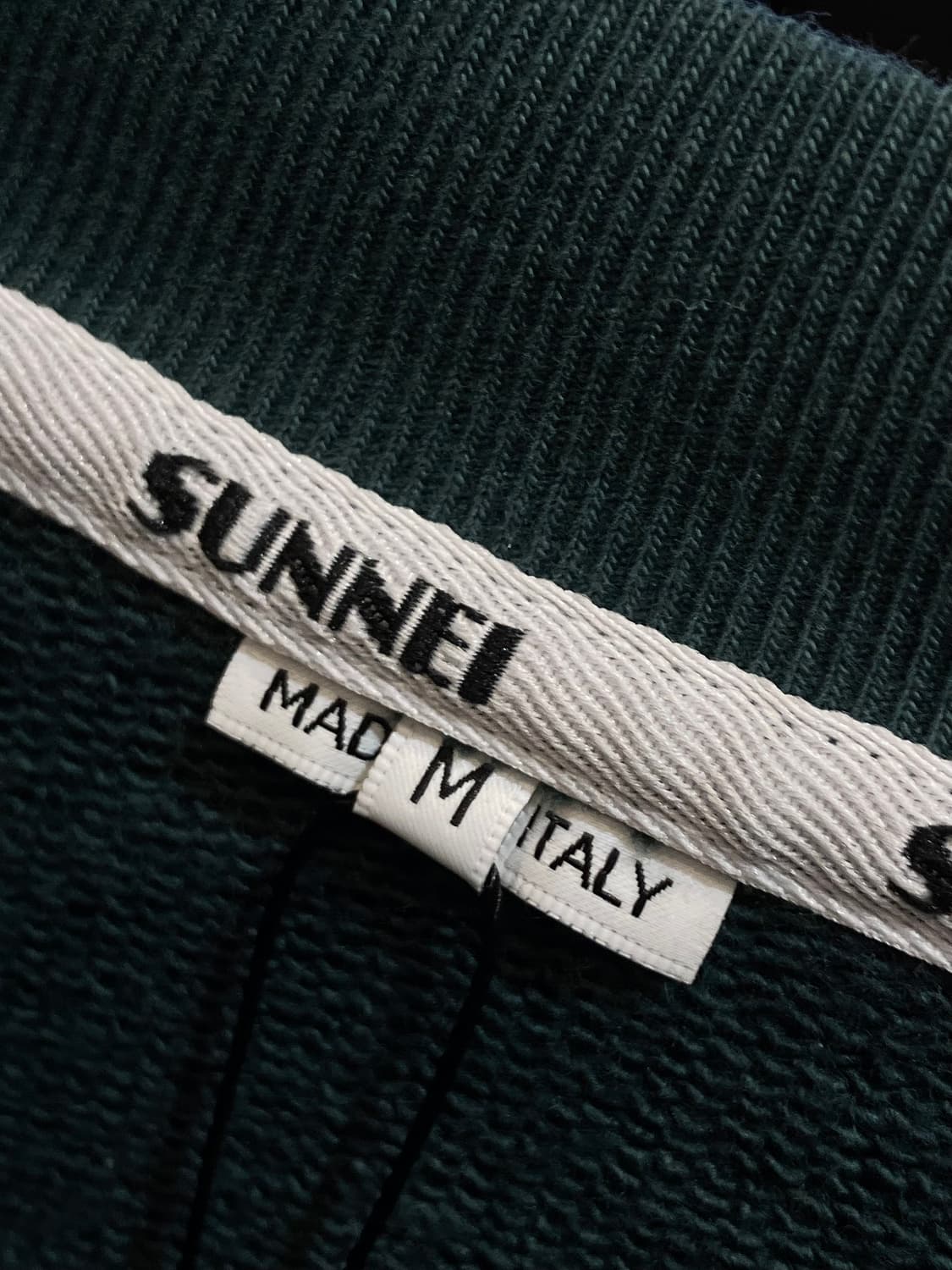 써네이 스몰 로고 스트라이프 맨투맨 다크그린 M #csz4158 상품이미지4