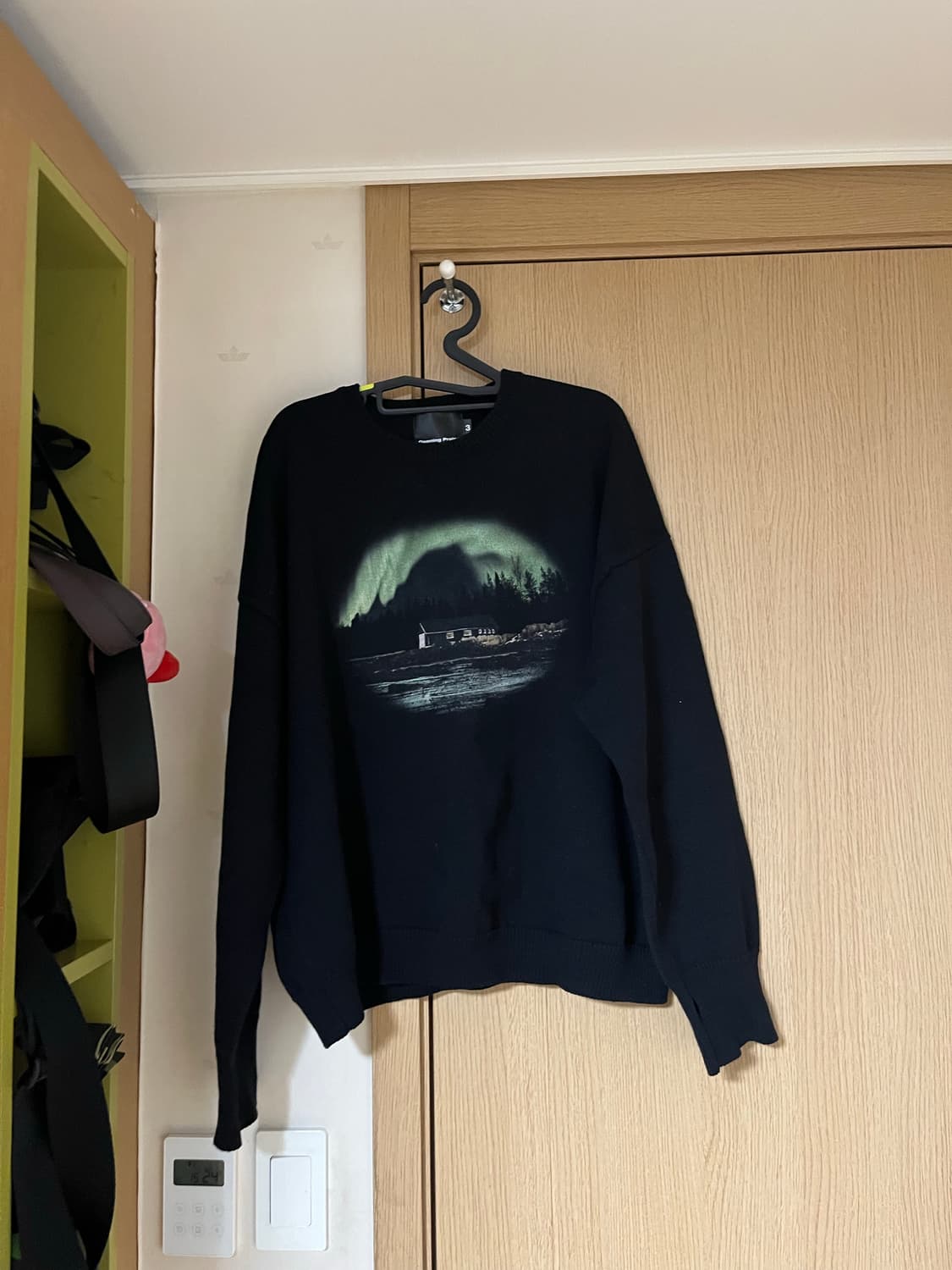 오프닝 프로젝트 그린 플라즈마 니트 블랙 상품이미지2