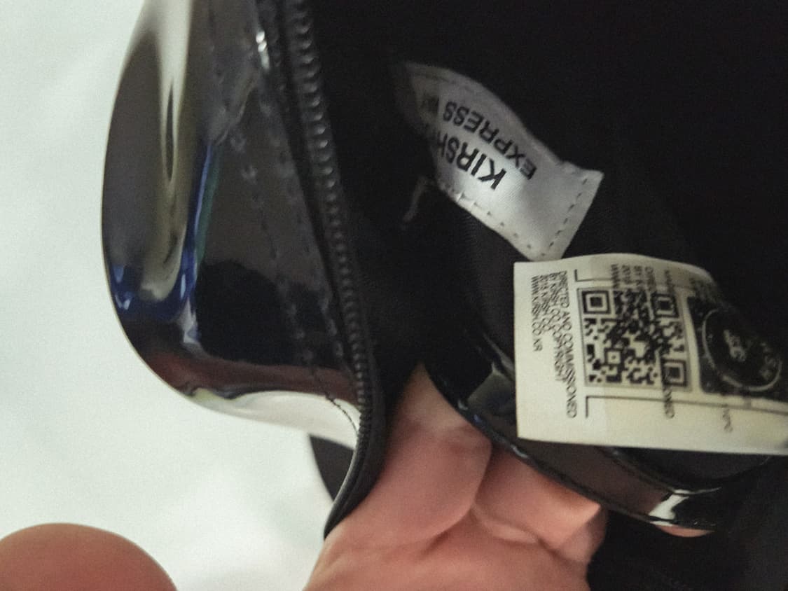 키르시 유광 블랙 크로스백 20*20 상품이미지7