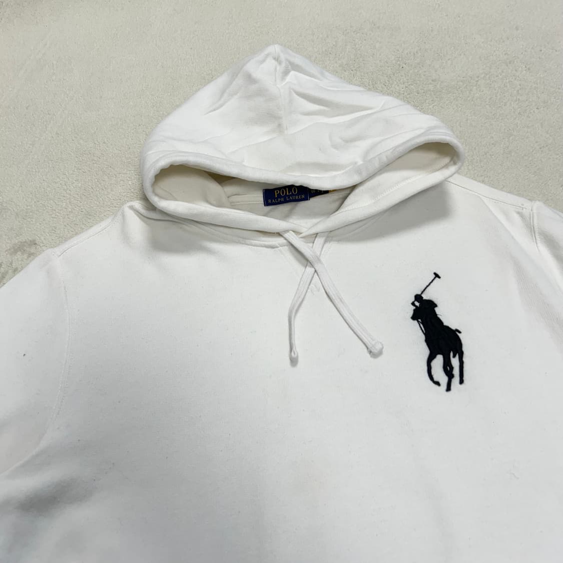 Polo White Big Pony Hoodie  상품이미지5