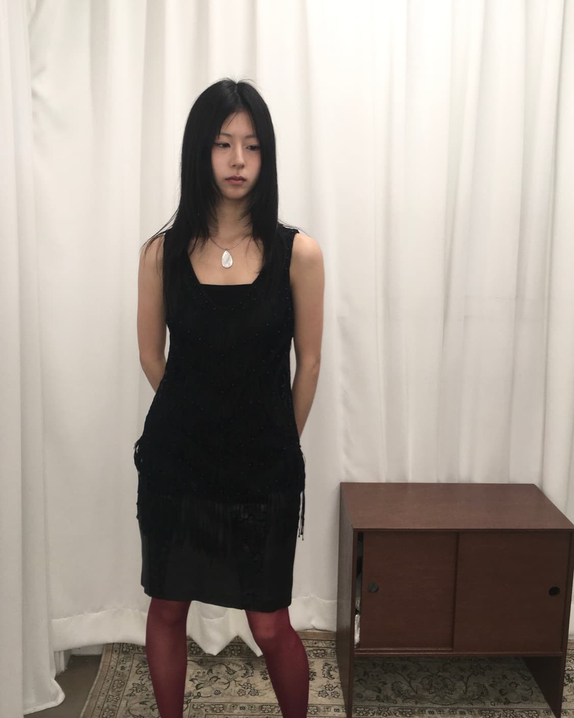 블랙 가죽치마 상품이미지4