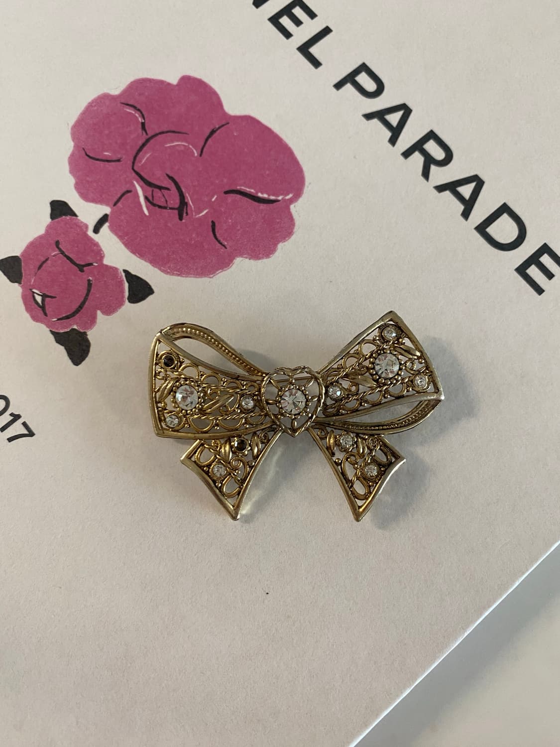 B급세일 리본 브로치 상품이미지1