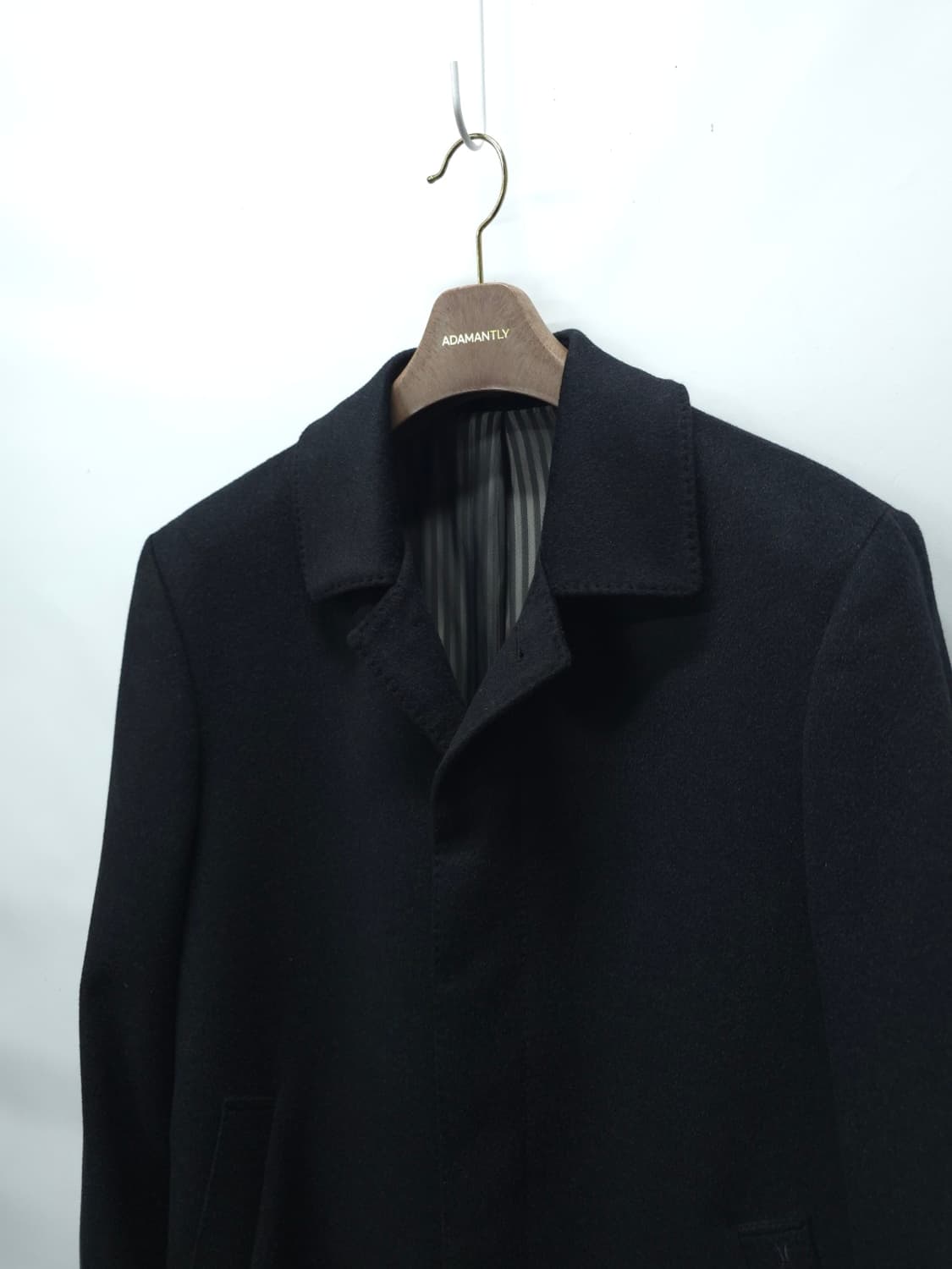 갤럭시 남성 캐시미어 체스터필드코트 (105사이즈) 상품이미지5