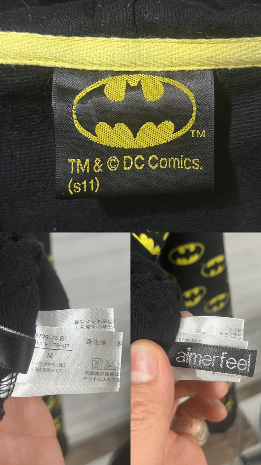 DC Batman hood zip up 상품이미지9