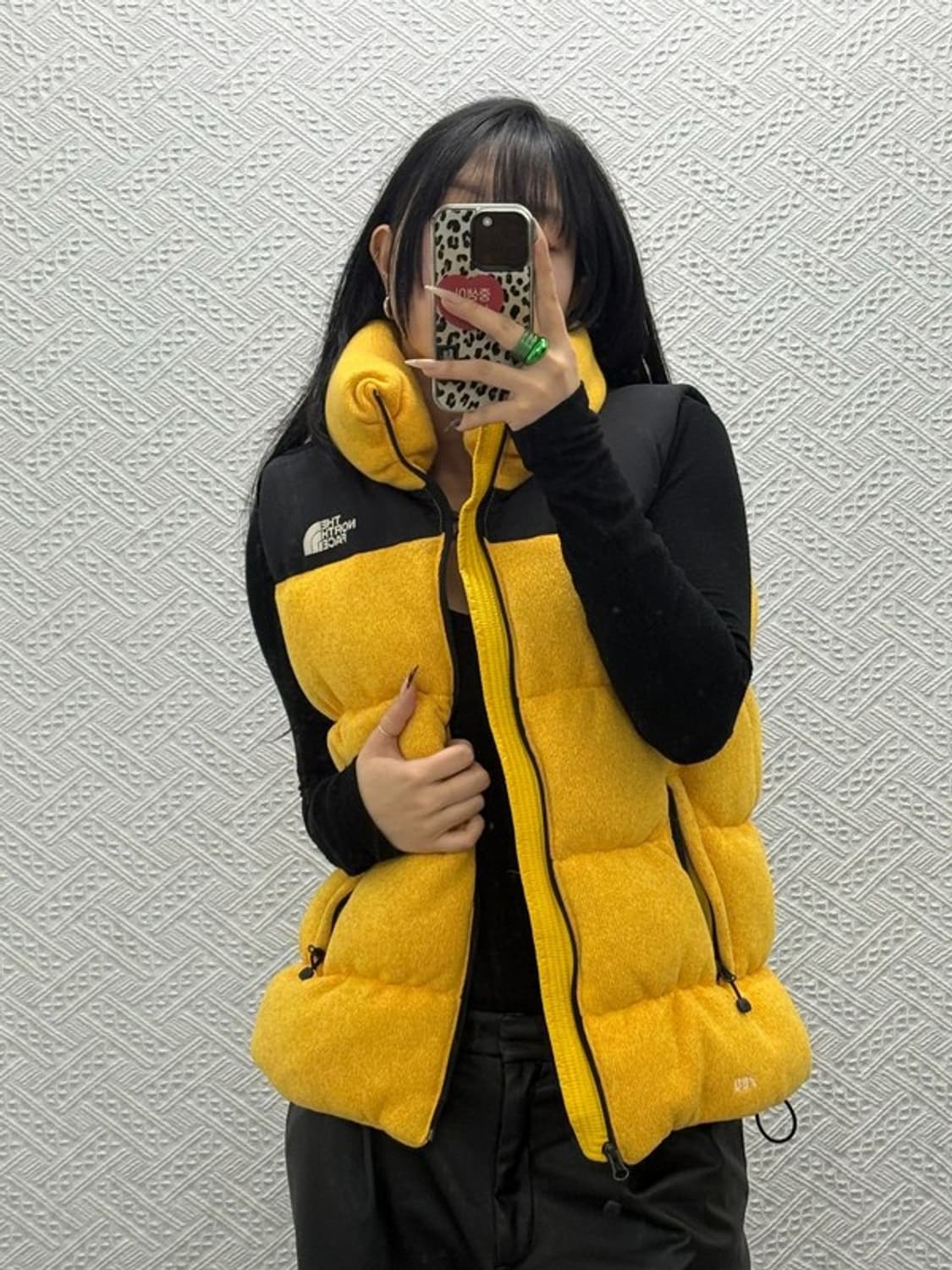 노스페이스 700 레트로 머스타드 거위털 패딩 조끼 90 C08502 상품이미지2