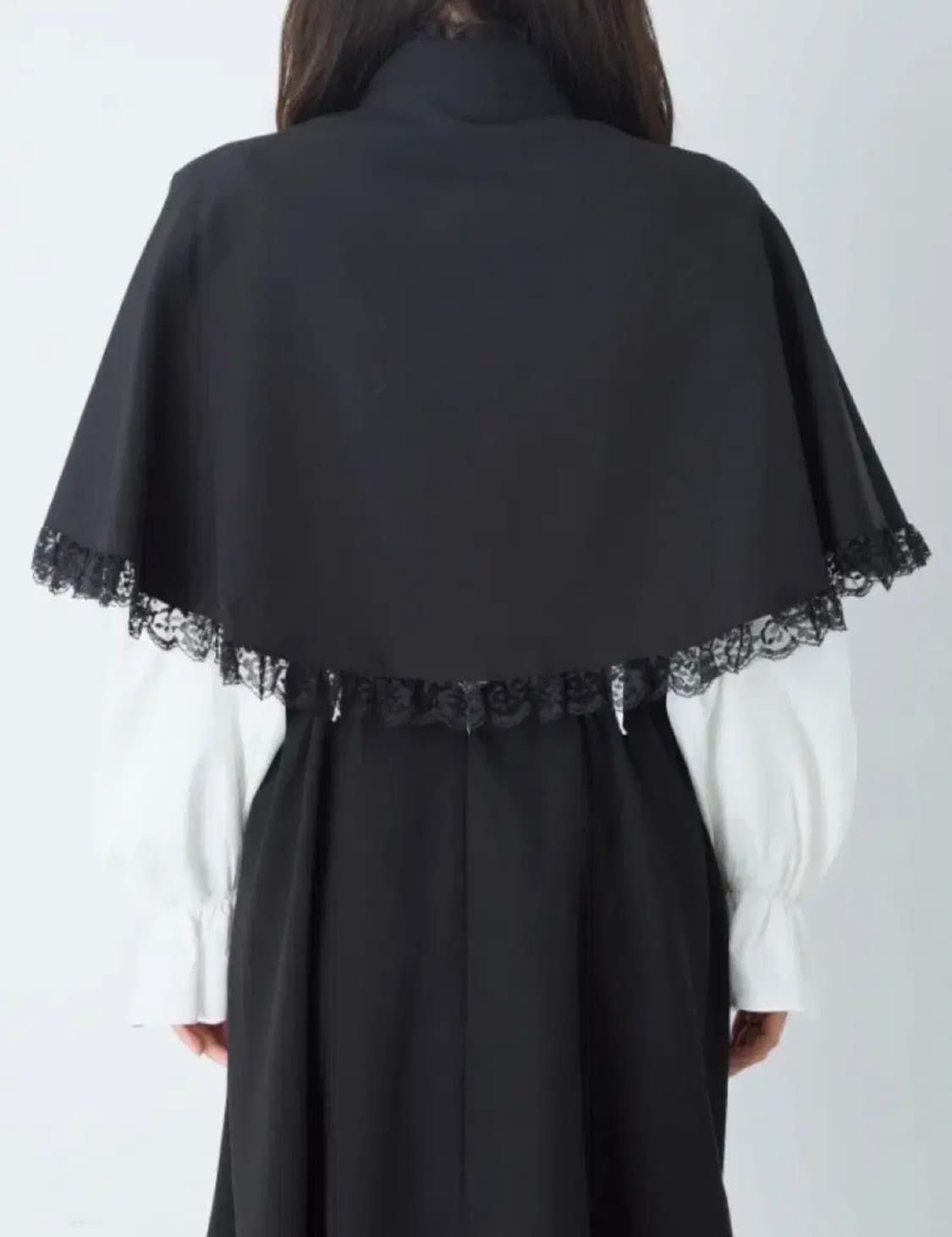 Jamie Ehnuke 십자가 케이프 망토 지뢰계 서브컬쳐 상품이미지3