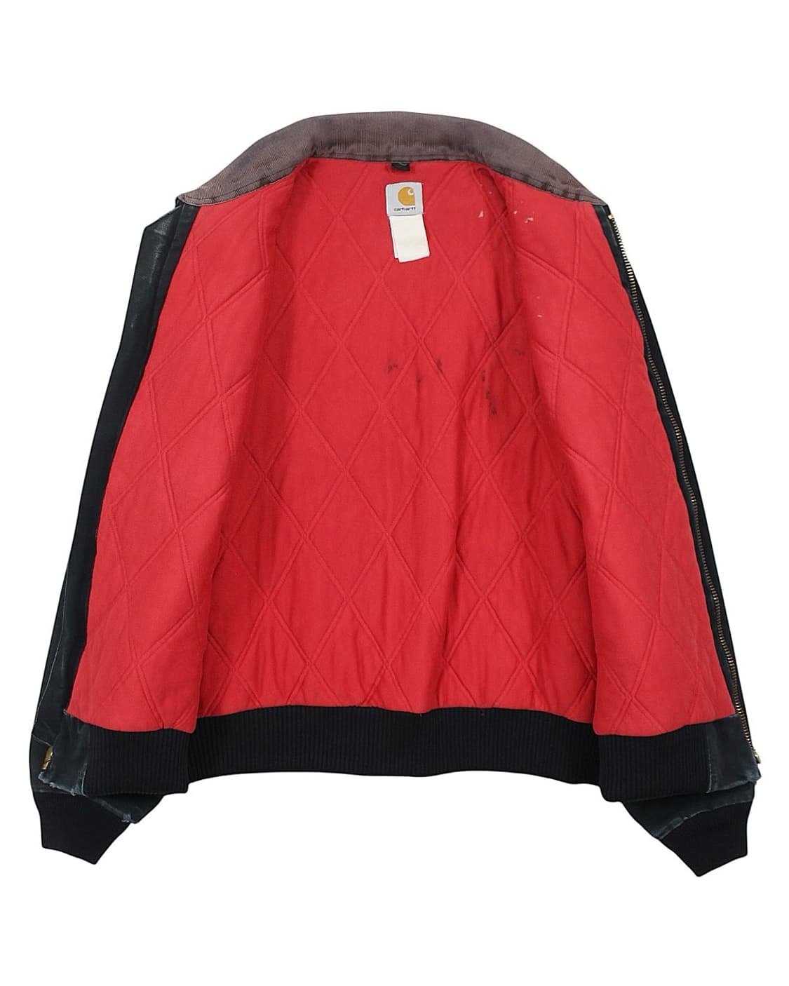 90-00s USA 칼하트 J13 BLK 블랙 산타페 자켓 빈티지 미국제 상품이미지3