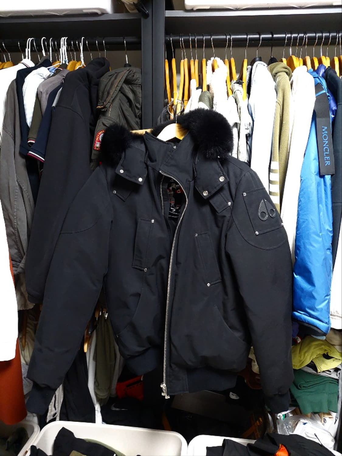 무스너클 블랙 발리스틱 봄버 패딩 신형 L 상품이미지1