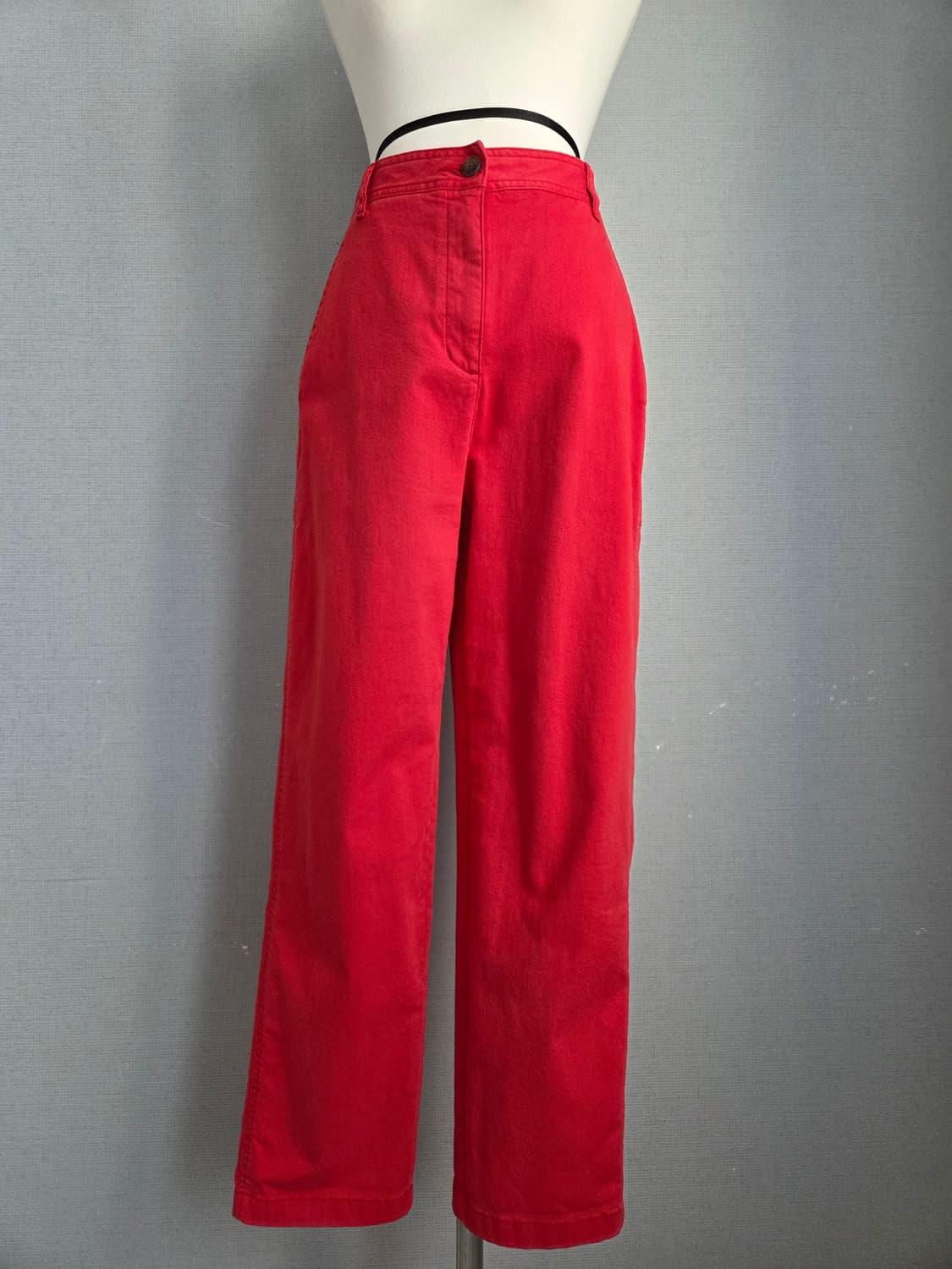 구호 레드 면팬츠 상품이미지1