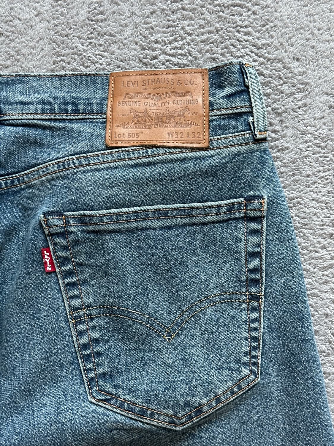 리바이스 505 빅E 프리미엄 레귤러핏 데님팬츠 LVC 상품이미지6