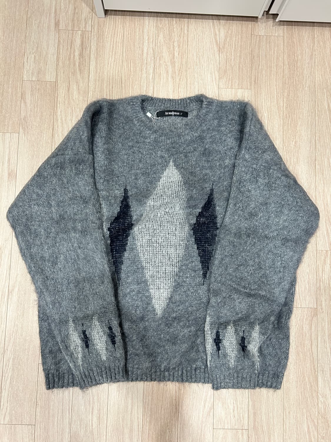 어반드레스 앙고라 울 니트 그레이 M 상품이미지6