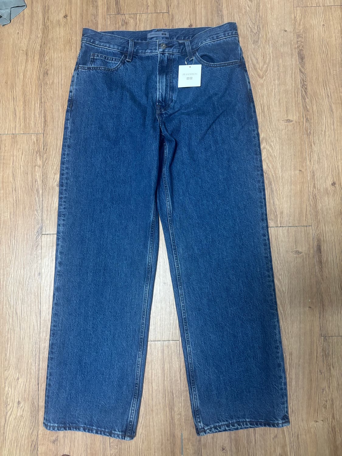 [34]유니클로 jw앤더슨 스트레이트진 blue 상품이미지1