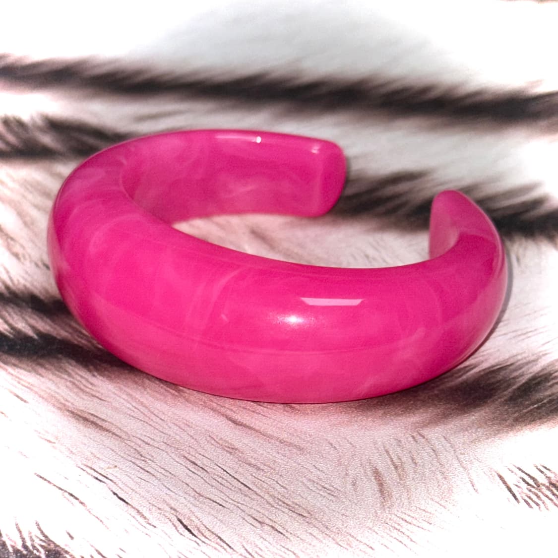 일본 시부야 갸루 핫핑크 뱅글 팔찌 상품이미지2