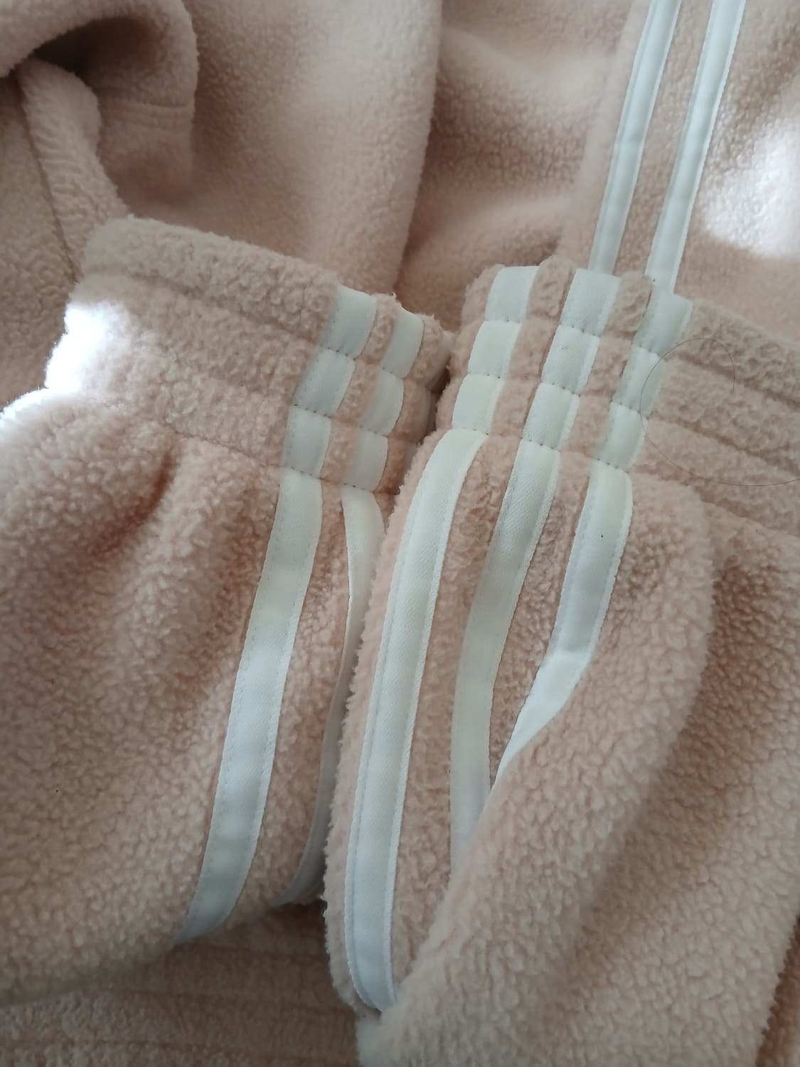 아디다스 코랄핑크 후리스 상품이미지3